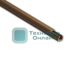 Кабель-канал 16х16 L2000 пластик коричн. Рувинил РКК-16х16-К