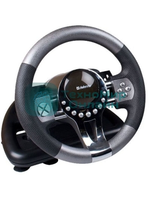 Игровой руль Defender FORSAGE 12 кн+2перекл.+1перекл. 8-ми позиц., USB
