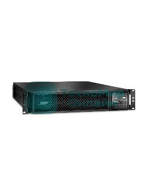 Источник бесперебойного питания APC Smart-UPS SRT, 1000VA/1000W, On-Line, Extended-run, Rack 2U (Tower convertible), черный