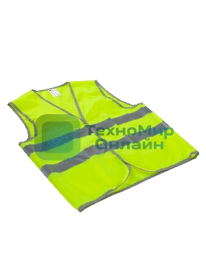 Жилет сигнальный Сибртех, желтый, размер XL