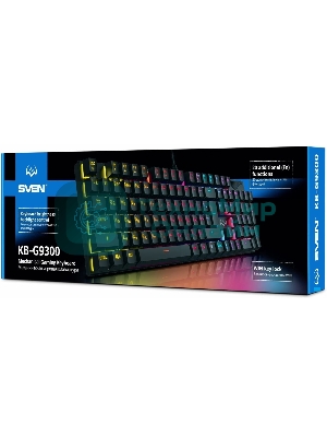 Клавиатура SVEN KB-G9300 проводная, USB Type-A, чёрный