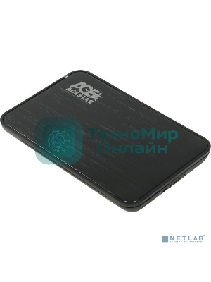 Внешний корпус для HDD AgeStar 3UB2A8-6G SATA алюминий черный 2.5