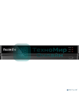 Видеорегистратор Falcon Eye FE-MHD2216 16 канальный 5 в 1 регистратор: запись 16кан 5Мп Lite*12k/с; 1080P*15k/с; 720P*25k/с; Н.264/H.265/H265+; HDMI, VGA, SATA*2 (до 10TB HDD), 2 USB; Аудио 1/1