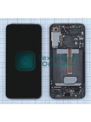 Дисплея для Samsung Galaxy S22 Plus SM-S906B в сборе с тачскрином ServicePack, зеленый (GH82-27500C)