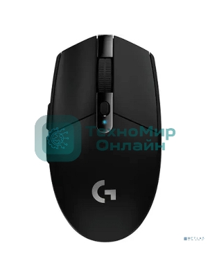 Мышь беспроводная Logitech G304 Lightspeed черный, 12000 dpi, радиоканал, USB, кнопки - 6