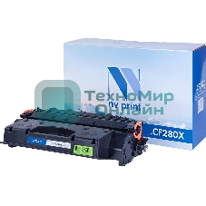 Картридж лазерный NVPrint CF280X_NVP (тип CF280X), черный, 6900 стр., для HP LJ Pro 400/M401/M425