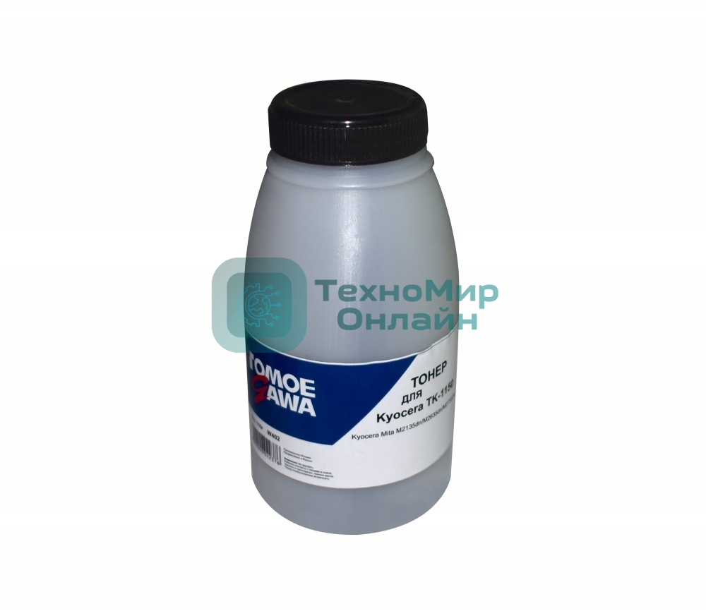Тонер TK-1150 для принтеров Kyocera Mita M2135dn/M2635dn/M2735dw 110г (W402) Tomoegawa Фасовка РФ