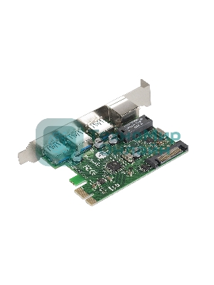 Контроллер сетевой ExeGate EXE-361 PCI-E 2.0, 3*USB 3.0 ext + LAN UTP 1000Mbps, раз.доп.пит.OEM)