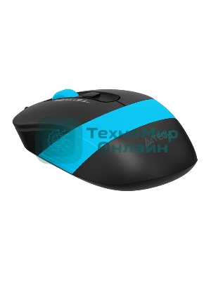 Мышь проводная A4Tech Fstyler FM10 черный/синий, 1600 dpi, USB, кнопки - 4