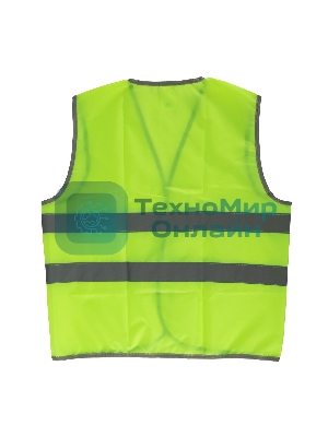 Жилет сигнальный Сибртех, желтый, размер XL