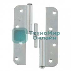 Петля накладная ПН1-130 левая, цинк, 4шт. (Металлист)
