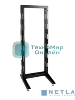 Стойка телекоммуникационная универсальная ЦМО 33U однорамная,цвет черный (СТК-33-9005) (1 коробка)