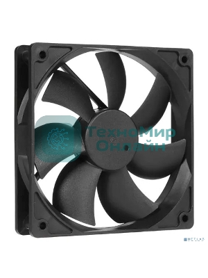 Вентилятор Gembird 120x120x25, гидрод., тихий, 3 pin/4pin Molex, провод 30 см (S12025H-3P4M)