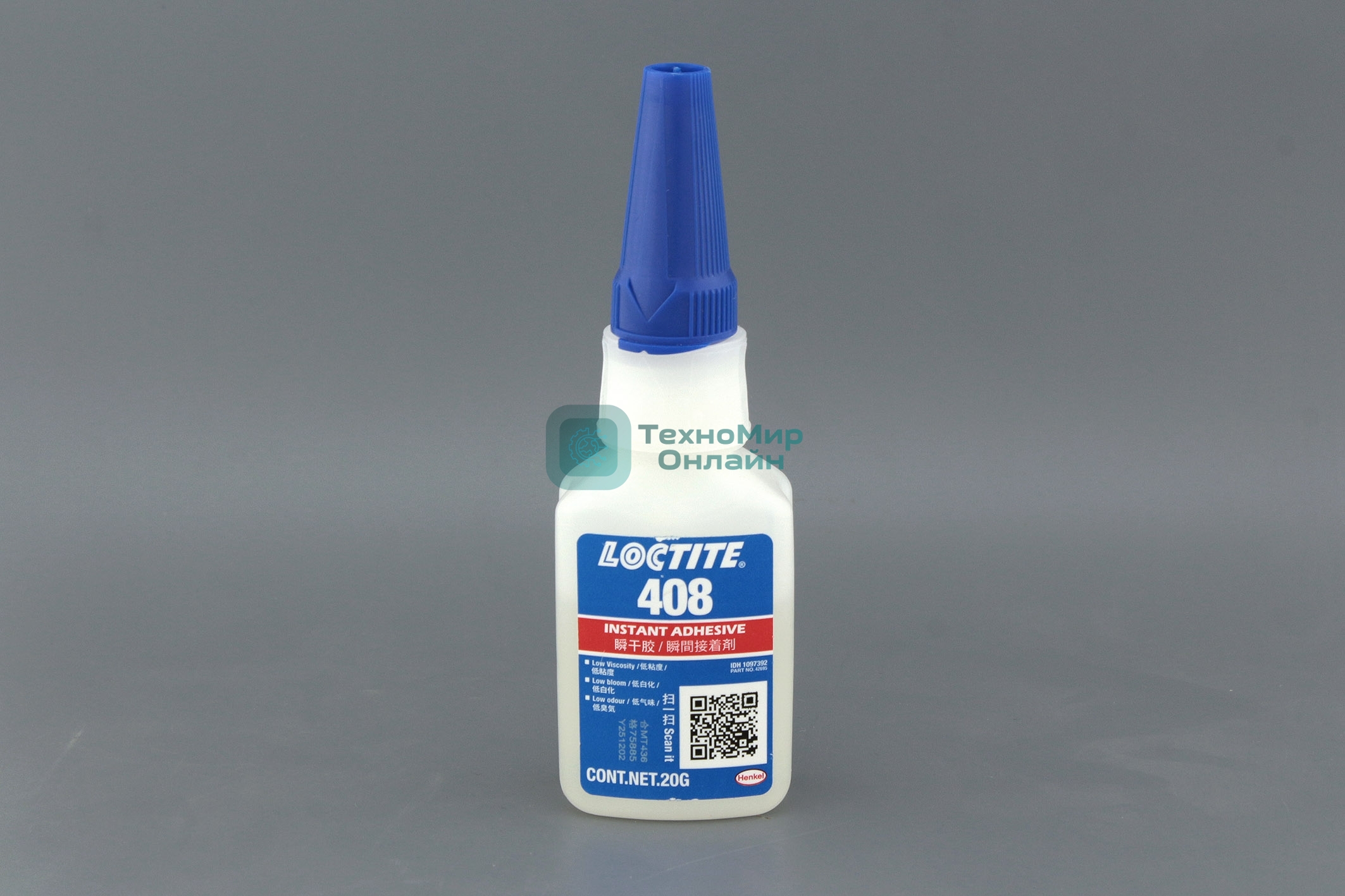 Клей цианоакрилатный Loctite 408 20г