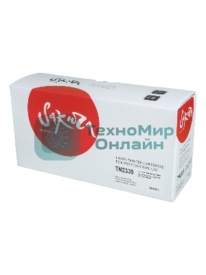 Картридж лазерный Sakura TN2335 для Brother HL-L2300DR, HL-L2340DWR, HL-L2360DNR, HL-L2365DWR, DCP-L2500DR, DCP-L2520DWR, DCP-L2540DNR, DCP-L2560DWR, MFC-L2700DWR, MFC-L2720DWR, MFC-L2740DWR, черный, 1200 к