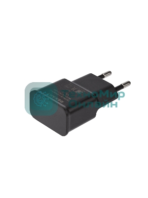 Сетевое зарядное устройство Rexant USB, 5V, 2.1 A, черный