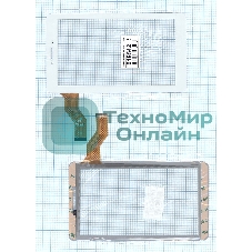 Сенсорное стекло (тачскрин) FM710301KA, белое