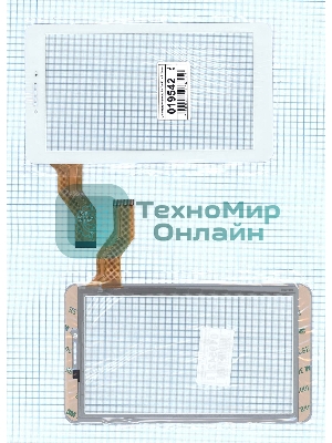 Сенсорное стекло (тачскрин) FM710301KA, белое