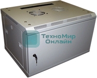 Шкаф настенный серии Pro, 3-секционный, 12U 600x600, стеклянная дверь