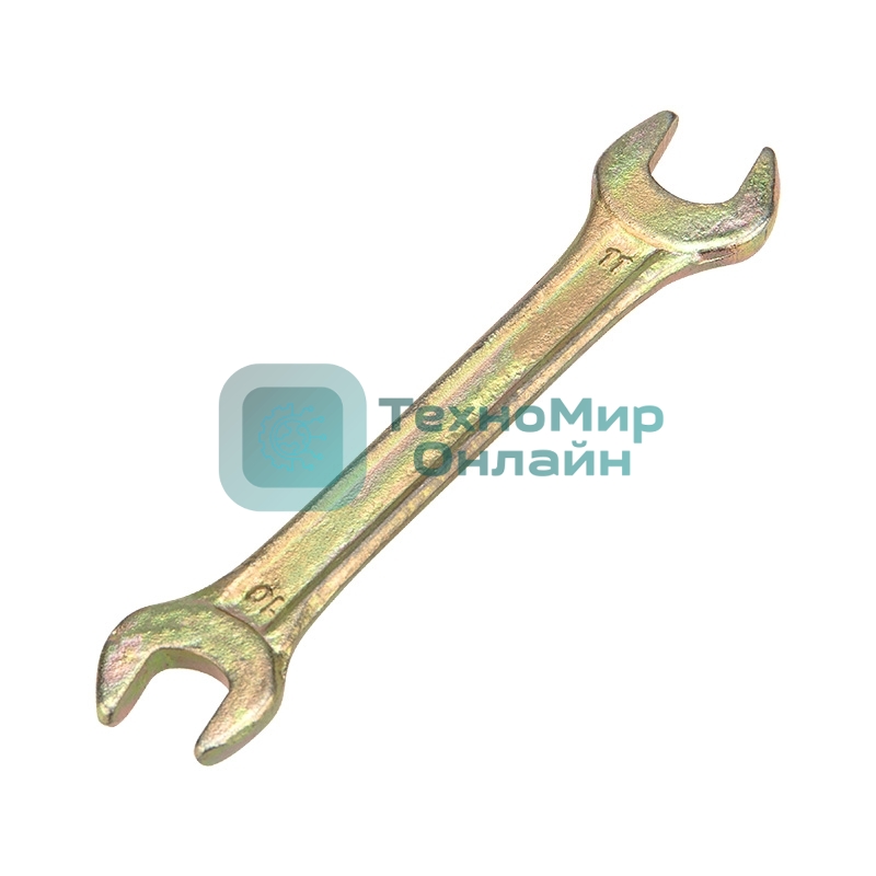 Ключ гаечный рожковый Rexant 10х11 мм, желтый цинк