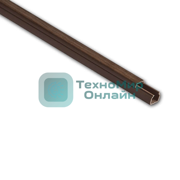 Кабель-канал 12х12 L2000 пластик дуб (темн. основа) Рувинил РКК-12х12-08М