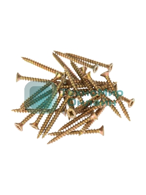 Саморез универсальный Kranz 3х30, желтый цинк, пакет (1000 шт/уп)