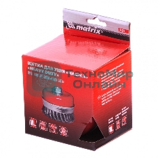 Щетка Matrix для УШМ Heavy Duty, 80 мм, М14, Чашка, крученая проволока 0,5 мм