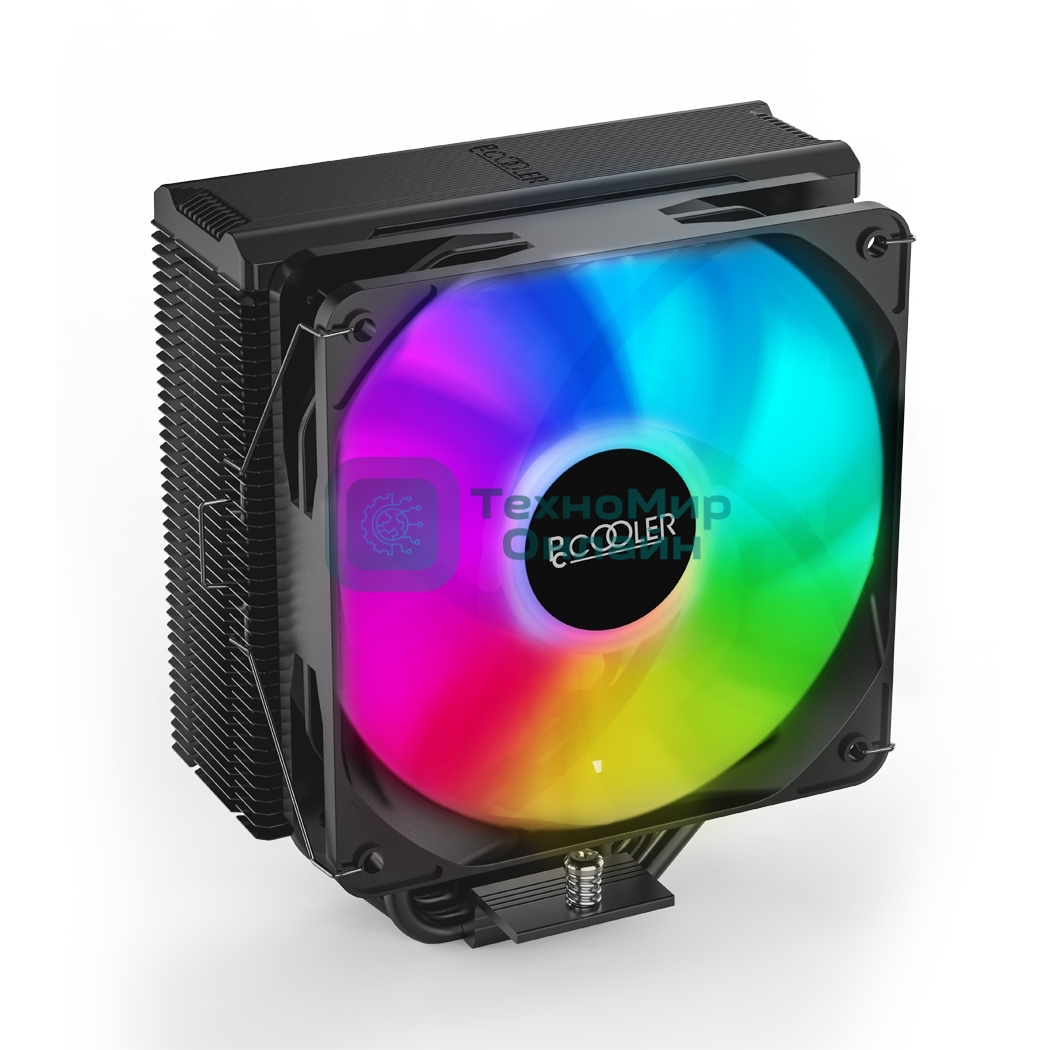 Кулер PCCooler Paladin EX400 ARGB черный 120мм алюминий+медь 1800rpm 28,6db 180W 157мм