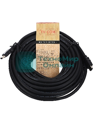 Кабель цифровой TV-COM HDMI19M to HDMI19M, V1.4+3D, 15m CG150S-15M