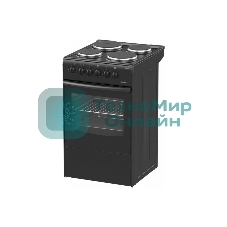 Плита электрическая Darina S EM 341 404 At антрацит/черный, конфорок 4 шт, духовка 50 л, 50 см x 85 см x 56 см