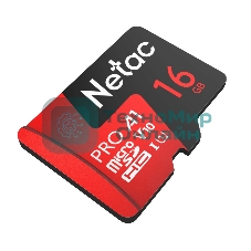 Флеш карта Netac MicroSD P500 Extreme Pro 16Gb, Retail version card only