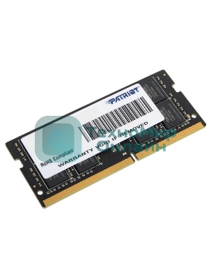 Оперативная память Patriot Signature, DDR4, 32GB (1x32 GB), 2666 MHz, CL19, SO-DIMM