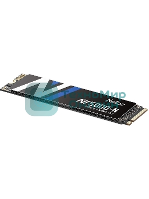 Накопитель SSD Netac NV5000 Pro, 500Gb, M.2 2280, PCIe 4.0 x4, NVMe, R/W 4800/2700, с радиатором
