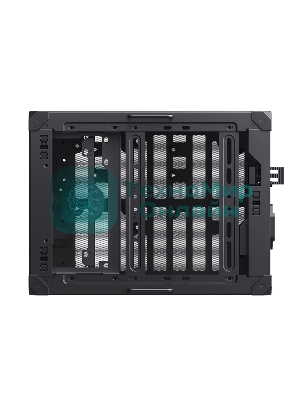 Компьютерный корпус JONSBO C6-ITX Black ITX без БП, боковая панель из закаленного стекла, mini-ITX, черный