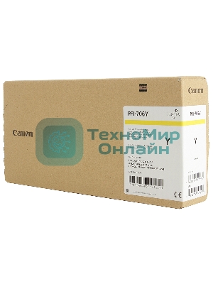 Картридж струйный Canon PFI-706 Y желтый для iPF8300S/8400/9400S/9400 (6684B001)