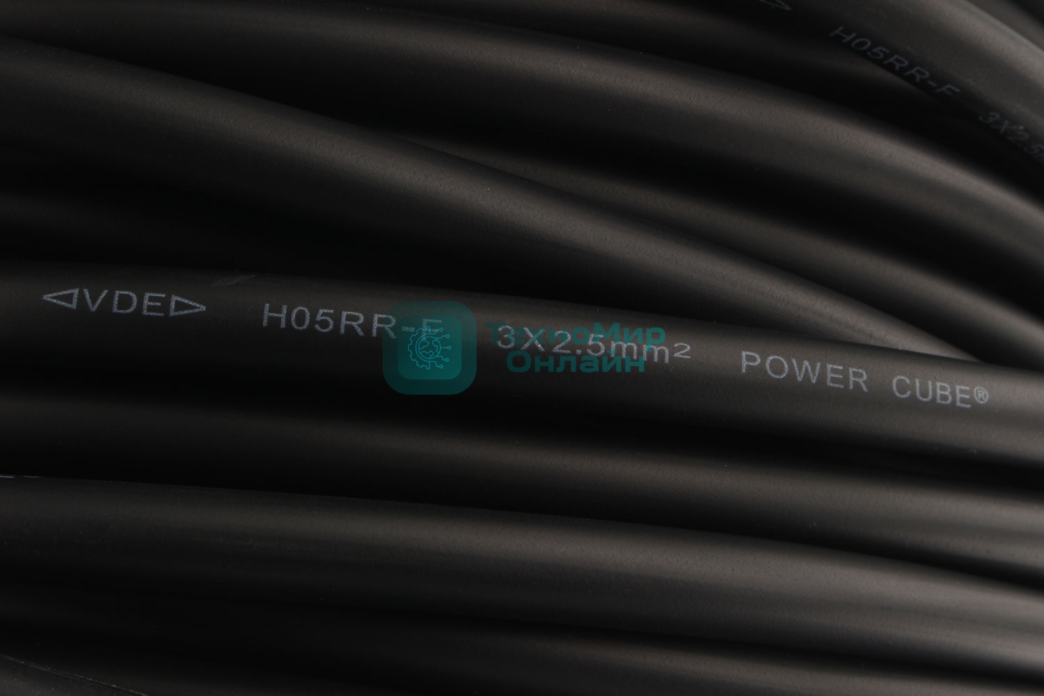 Удл. на мет. катушке “Power Cube” IP44 16А 50м резина 3*2,5мм2 4 роз. с/з
