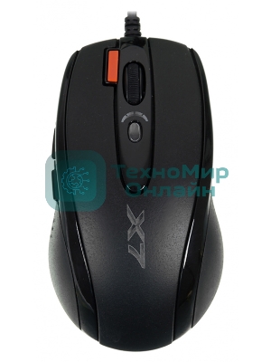 Мышь проводная A4Tech XL-750BK черный, 3600 dpi, USB, кнопки - 7