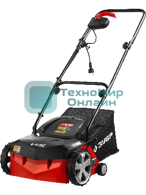 Аэратор-скарификатор электрический Зубр ЗСЭ-32-1000 1000Вт 4000 об/минт-сборник 40л