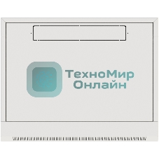Шкаф коммутационный NTSS Премиум (NTSS-W18U6060GS-2) настенный 18U 600x600мм пер.дв.стекл 60кг серый IP20 сталь