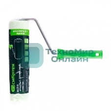 Валик Сибртех Работы с древесиной, 250 мм, ворс 12 мм, D 48 мм, D ручки 8 мм, микроволокно