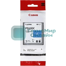 Картридж струйный Canon Pigment Ink PFI-030 Cyan голубой (55 мл) для Canon imagePROGRAF TM-240, TM-340