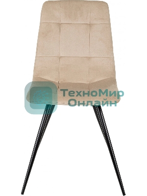 Стул для дома Бюрократ CH-K1_4 комплект 4 шт бежевый Holland 06 металл черный на ножках