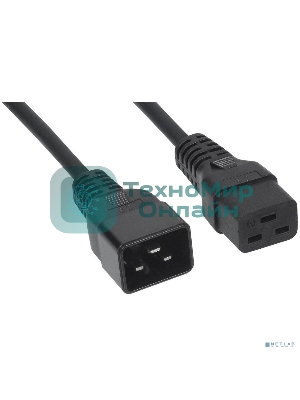 Шнур сетевой Rexant IEC 320 C19 – IEC 320 C20 3x1,5мм², 5м