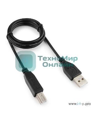 Кабель Гарнизон USB 2.0, AM/BM, 3м, пакет (GCC-USB2-AMBM-3M)