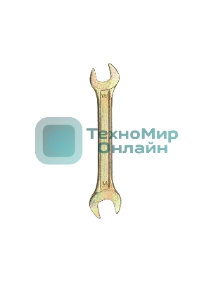 Ключ гаечный рожковый Rexant 10х11 мм, желтый цинк