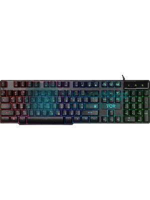 Комплект клавиатура+мышь Defender Tor MHP-127 проводной, USB, 3200 DPI, чёрный