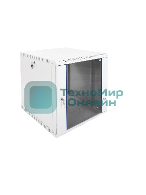 Шкаф телеком. настенный разборный 12U (600х650) дверь стекло (ШРН-Э-12.650)