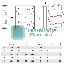 Бокс пластиковый Kranz ЩРН-П-36 IP41 белый (белая дв.)