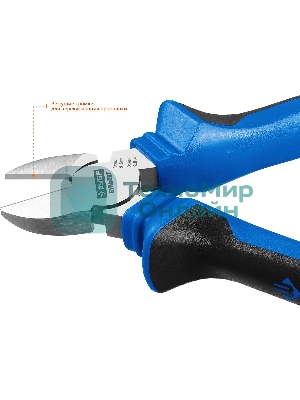 Бокорезы Зубр БУЛЬДОГ эксцен распол шарнира покрытие Н12Х1 160мм Проф 2201-5-16_z02