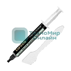 Термопаста ExeGate ETТ-3WMK Standard PLUS (3,2 Вт/(м•К), 3г, шприц с лопаткой)